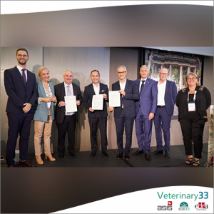 The participants in the AVEC General Assembly with the Berlin Declaration that they signed at the meeting. (Image: AVEC)