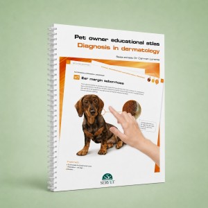 Pet Owner Educational Atlas. Diagnosis in Dermatology - Edra Publishing book cover
