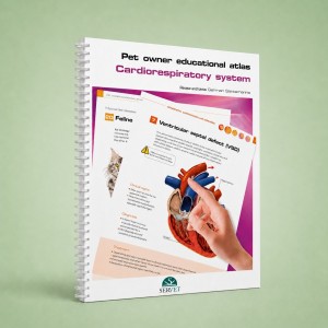 Pet Owner Educational Atlas. Cardiorespiratory System - Edra Publishing book cover